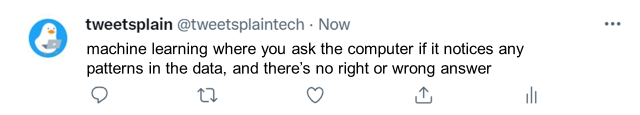 unsupervised learning definition